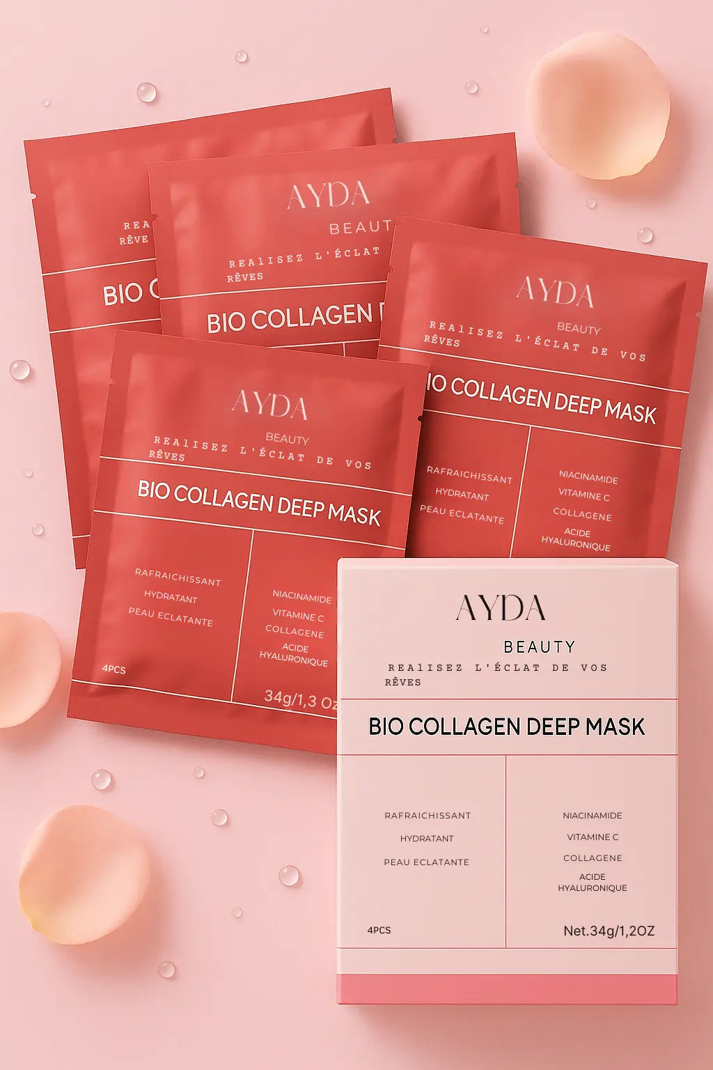 AYDA Beauty - Intérieur Bio Collagen Deep Mask - AYDA Beauty 